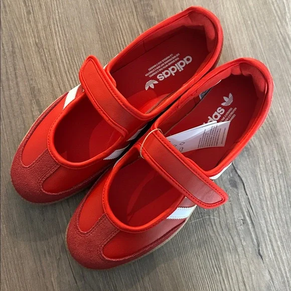 adidas Originals Samba mary janes in red 9.5 - Picture 4 of 6